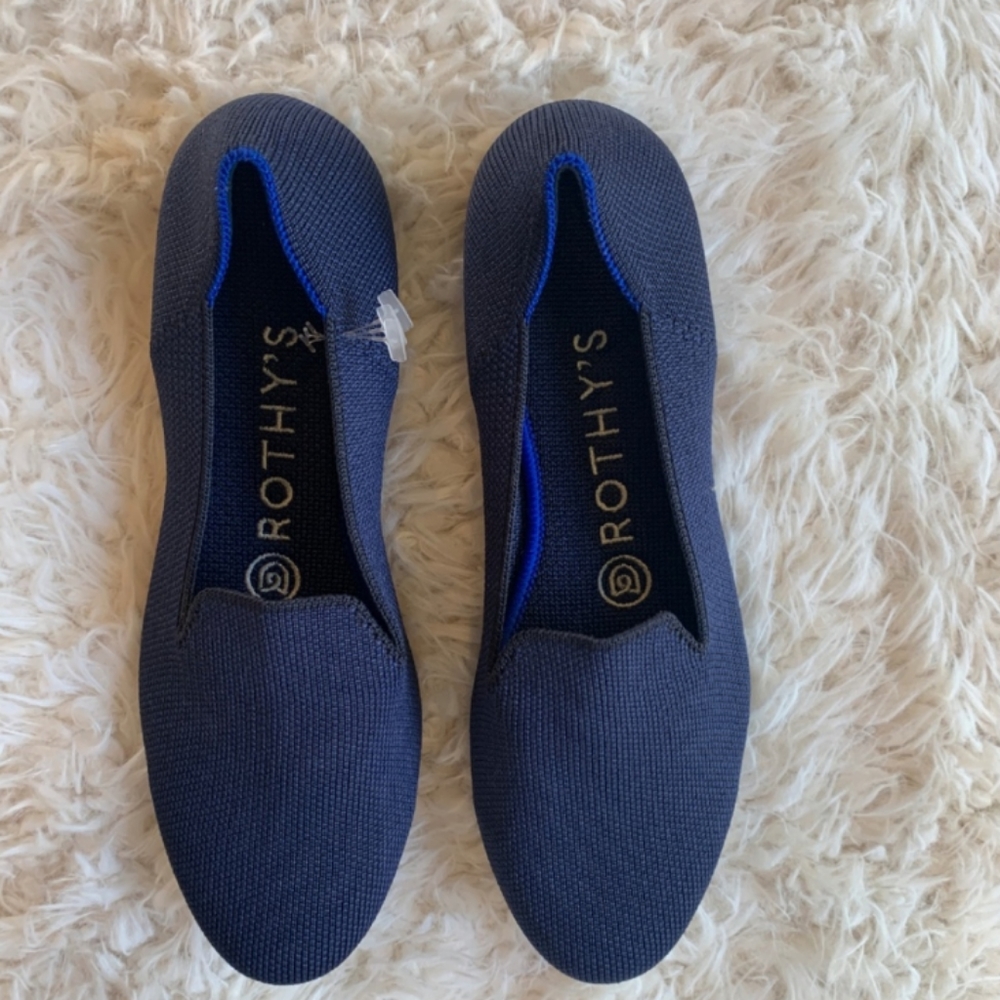 Rothys blue loafer size 6